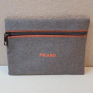 Picard x Lufthansa Exclusive Toiletry Bag | Gray & Orange
